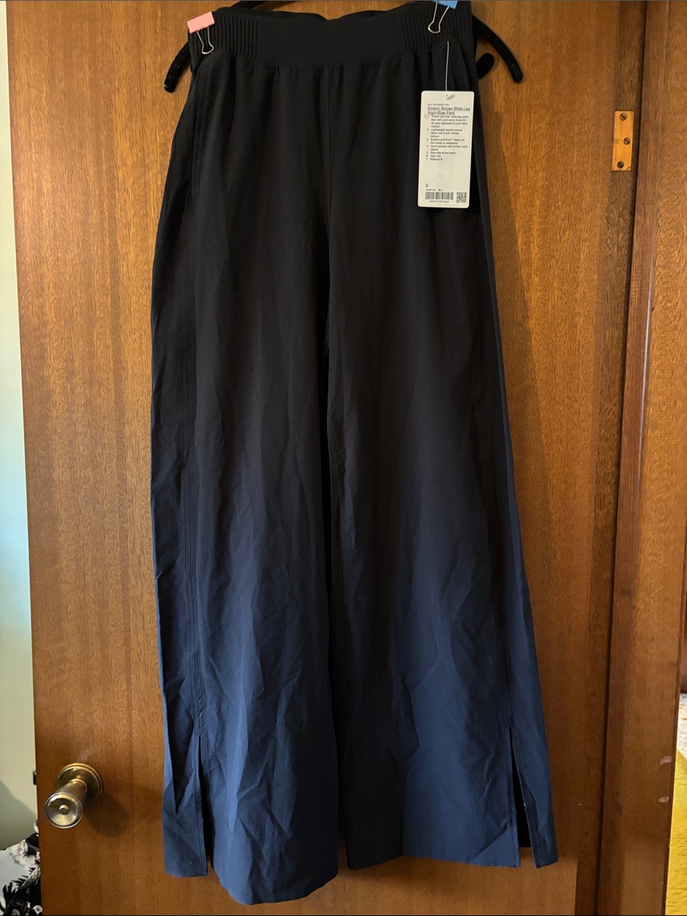 Lululemon Stretch Woven Wide-Leg High-Rise Pant - Black